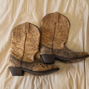 Laredo womens brown cowboy boots size 8m